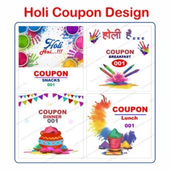 Holi Coupon Design 003