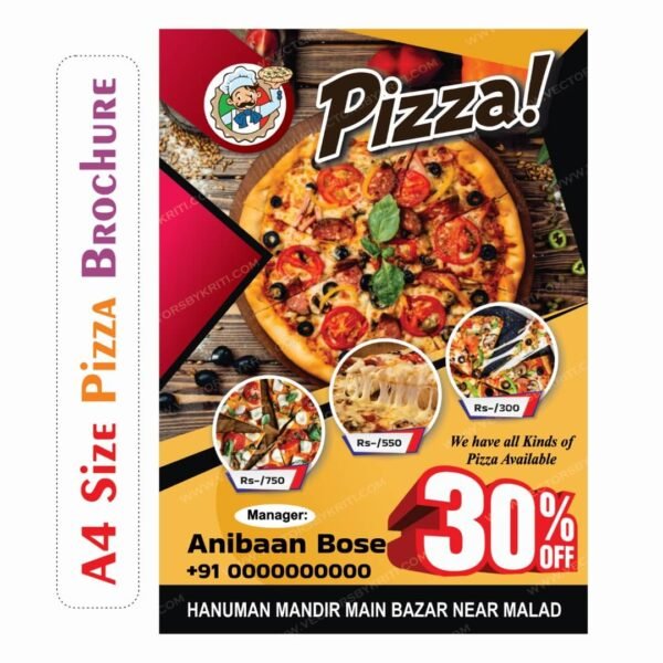 Pizza Brochure Design